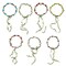 Pack of 7 Adjustable Floral Wreath Headbands for Girls and Women, Assorted Colors